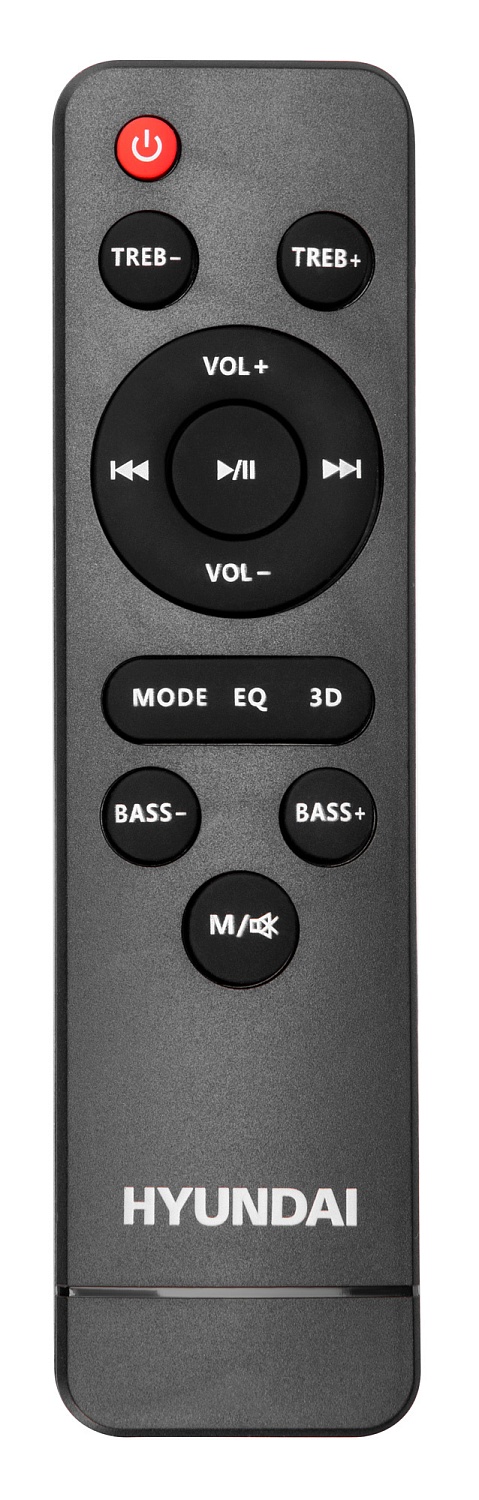 Саундбар Hyundai H-HA630 2.1 50Вт+100Вт черный