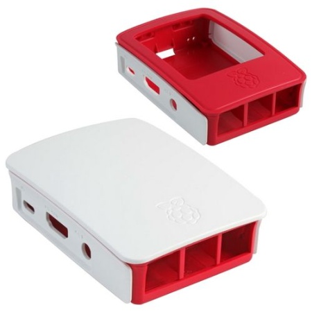 Raspberry Pi 3 Model B Official Case BULK, Red/White, для Raspberry Pi 3 Model B/B+ (909-8132) (480001)