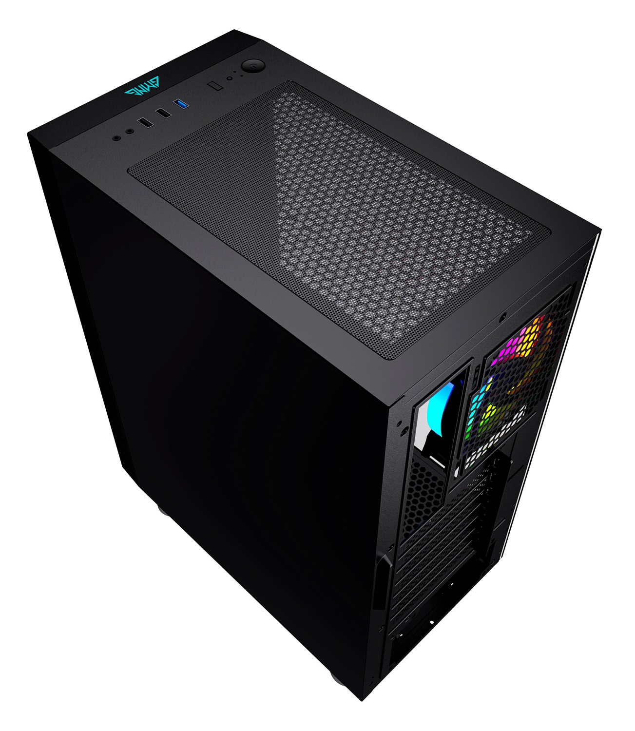 Корпус GMNG GG-CC110 черный без БП ATX 6x120mm 3x140mm 2xUSB2.0 1xUSB3.0 audio bott PSU