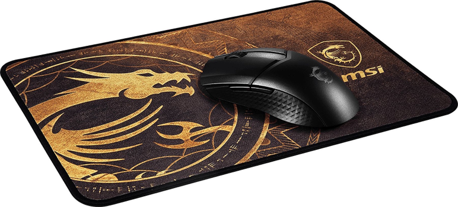 Коврик для мыши MSI Agility GD21 Dragon Tiamat золотистый/рисунок 220x3x320мм