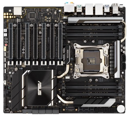 Серверная материнская плата ASUS Motherboard PRO WS X299 SAGE II,LGA-2066,X299 II,8DIMM,7PCIE, RTL {3}, 3Y Wr