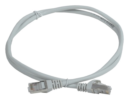 Патч-корд ITK PC01-C5EF-05M-G FTP вилка RJ-45-вилка RJ-45 кат.5е 0.5м серый ПВХ (уп.:1шт)