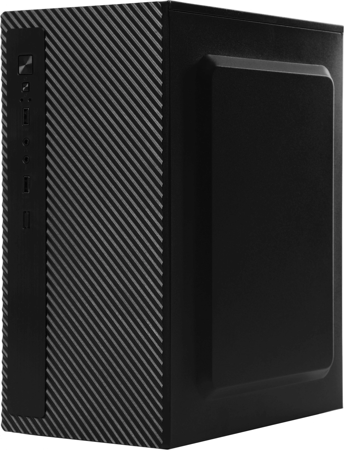 Корпус Accord Entry ACC-2053B черный без БП mATX 1x80mm 1x120mm 2xUSB2.0 audio