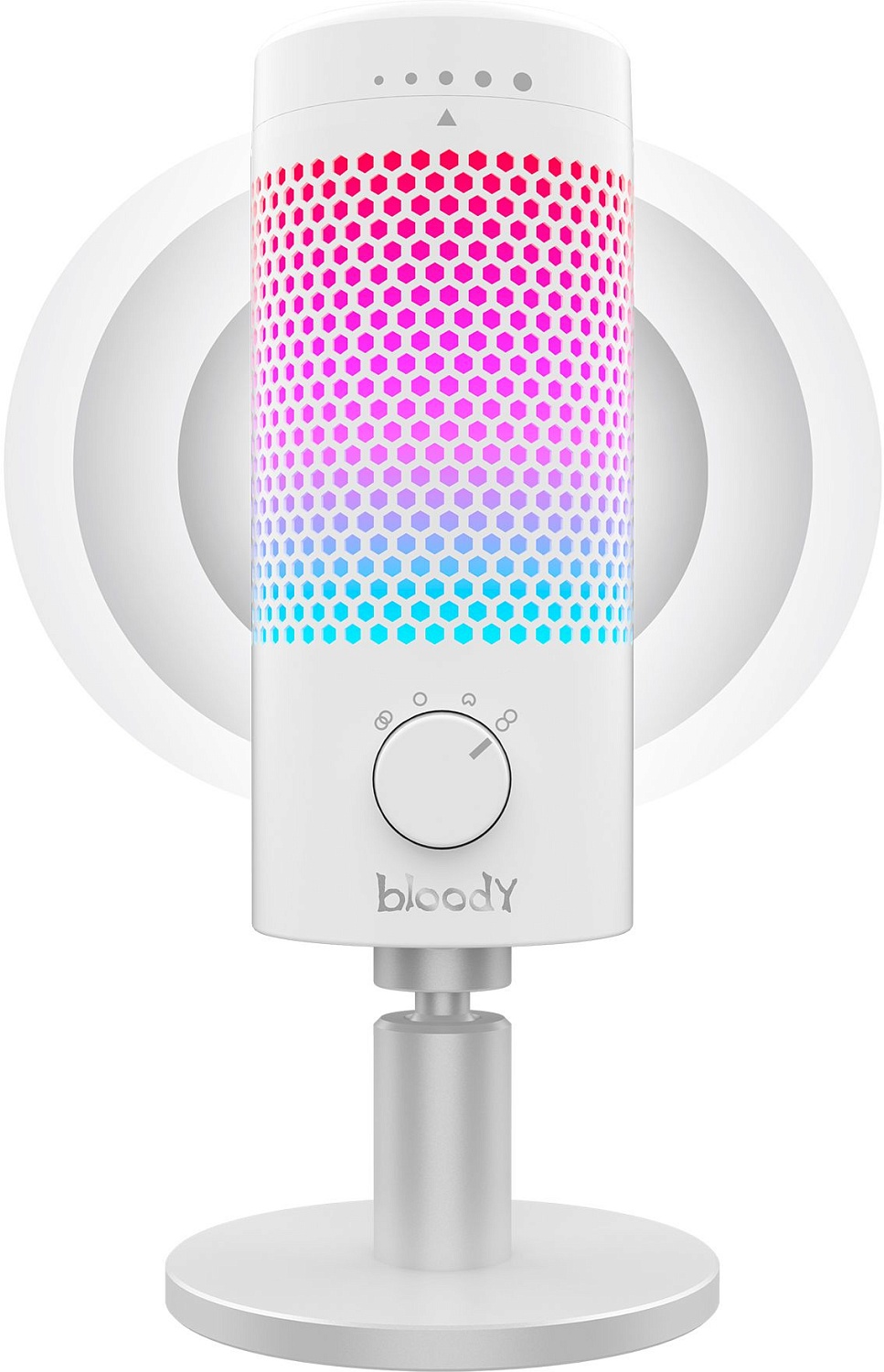 Микрофон проводной A4Tech Bloody GM50 Pro 2.5м белый