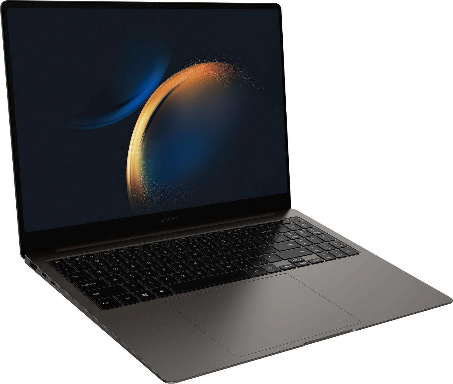 Ноутбук Samsung Galaxy Book 3 Pro NP964 Core i7 1360P 16Gb SSD512Gb Intel Iris Xe graphics 16" AMOLED 3K (2880x1800) Windows 11 Professional graphite WiFi BT Cam (NP964XFG-KC1IT)