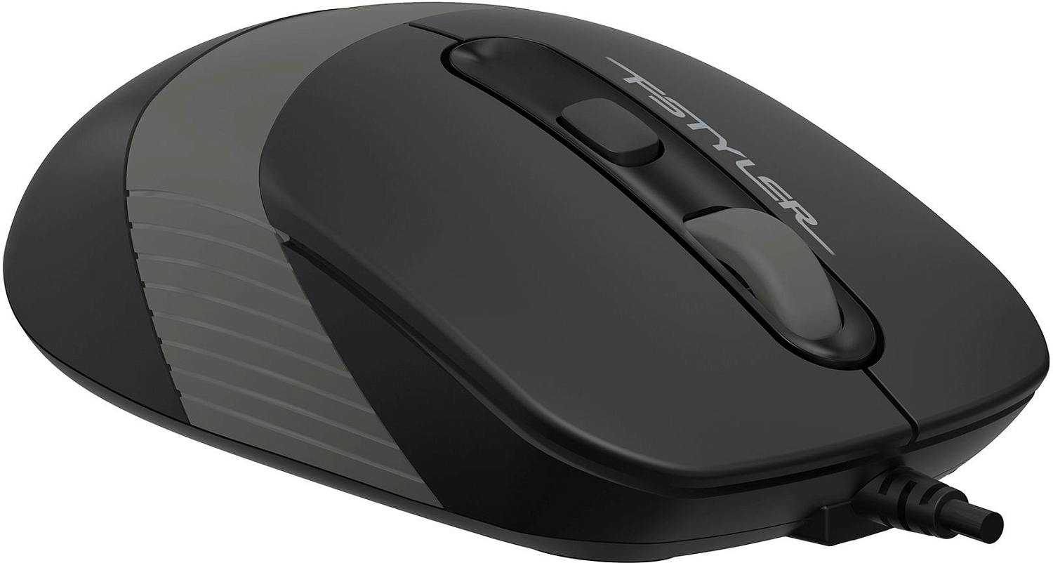 Мышь A4Tech Fstyler FM10T серый/черный оптическая (1600dpi) USB для ноутбука (3but) Мышь A4Tech Fstyler FM10T серый/черный оптическая (1600dpi) USB для ноутбука (3but)