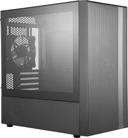 Корпус Cooler Master MasterBox NR400 w/o ODD черный без БП mATX 4x120mm 4x140mm 2xUSB3.0 audio bott PSU