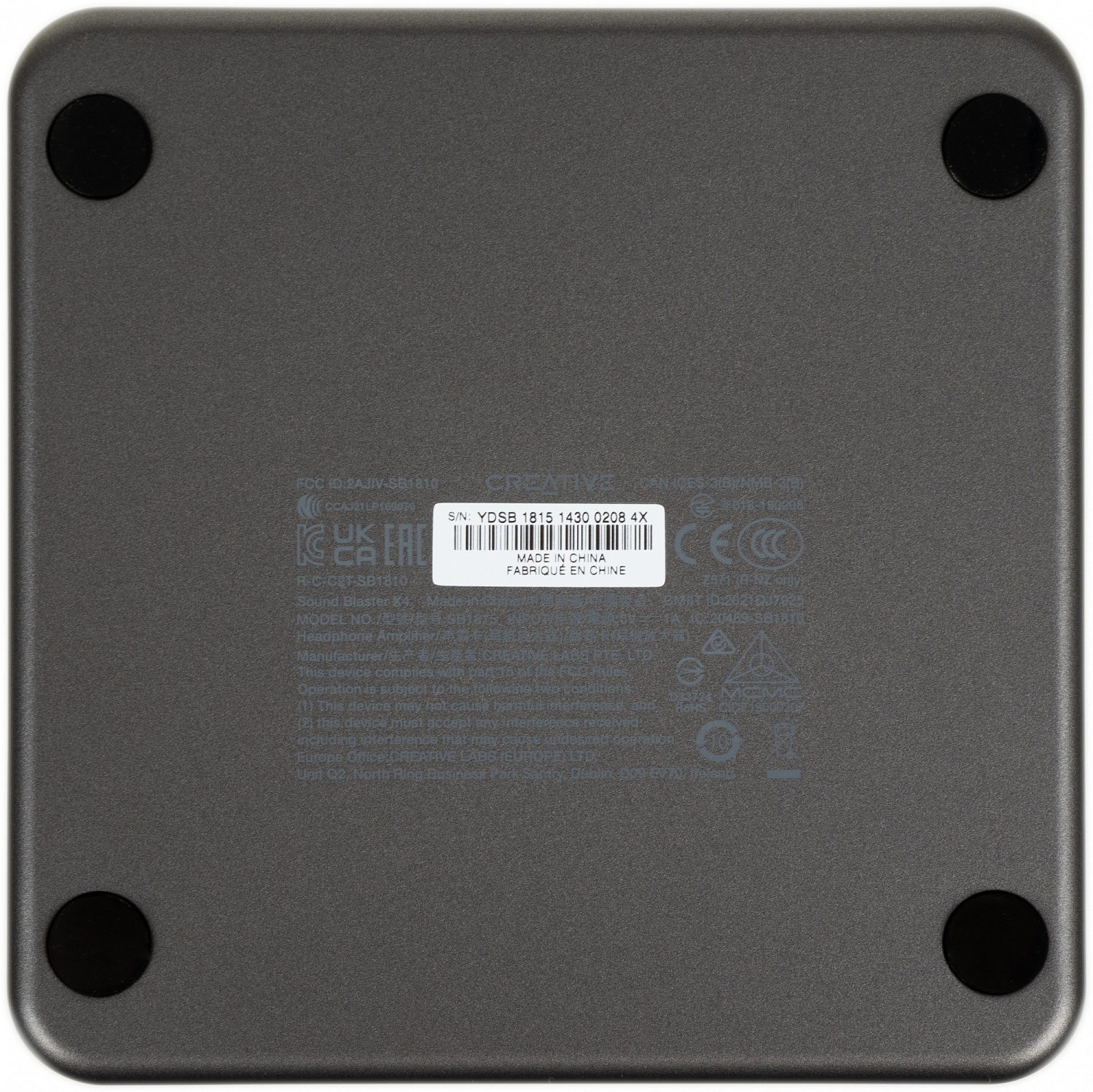 Звуковая карта Creative USB Sound Blaster X4 (Super X-Fi Ultra DSP) 7.1 Ret