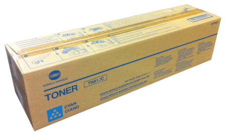 Konica minolta тонер-картридж tn-613c голубой для bizhub c452/552/652 30 000 стр Konica Minolta toner cartridge TN-613C cyan for bizhub C452/552/652 30 000 pages