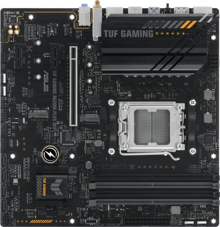 Материнская плата Asus A620M-F GAMING WIFI SocketAM5 AMD A620 2xDDR5 mATX AC`97 8ch(7.1) 2.5Gg RAID+HDMI+DP