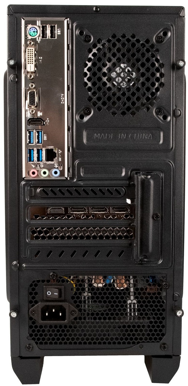 ПК IRU Game 320A5GE MT Ryzen 5 5500 (3.6) 16Gb SSD1Tb RX 6500XT 4Gb Free DOS GbitEth 500W черный (1989404)