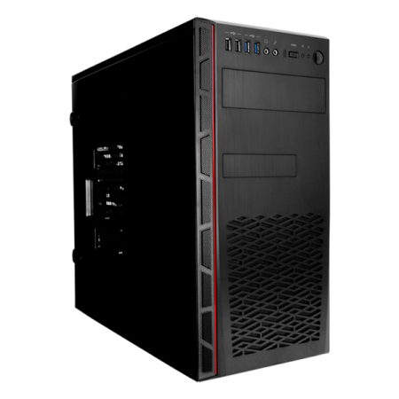 Корпус Midi Tower InWin EA065 Black 750W  IP-P750BK3-3   U3.0*2+U2.0*2+Type3.1C+A(HD)+VGA support bar ATX