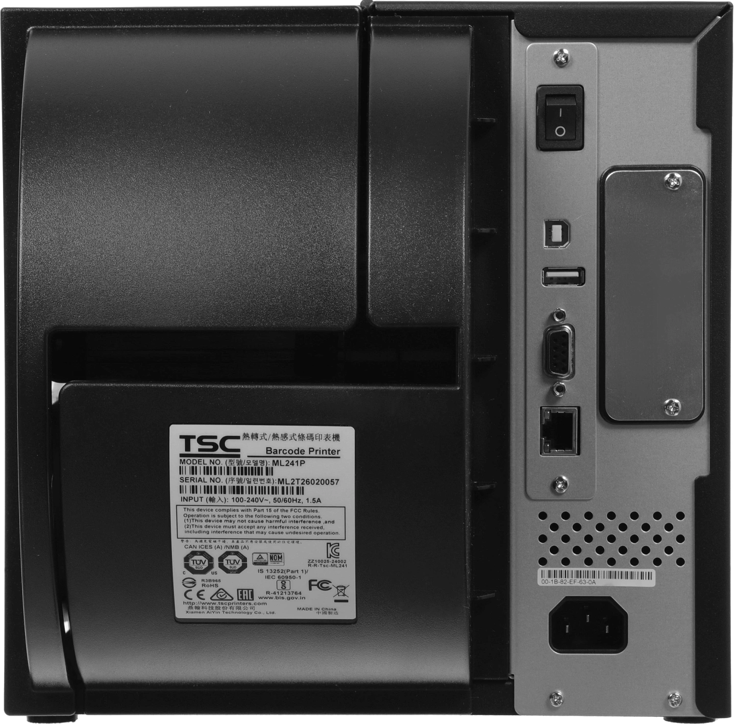 Термопринтер TSC ML241P (ML241P-A001-0202 ) для печ.этик. черный
