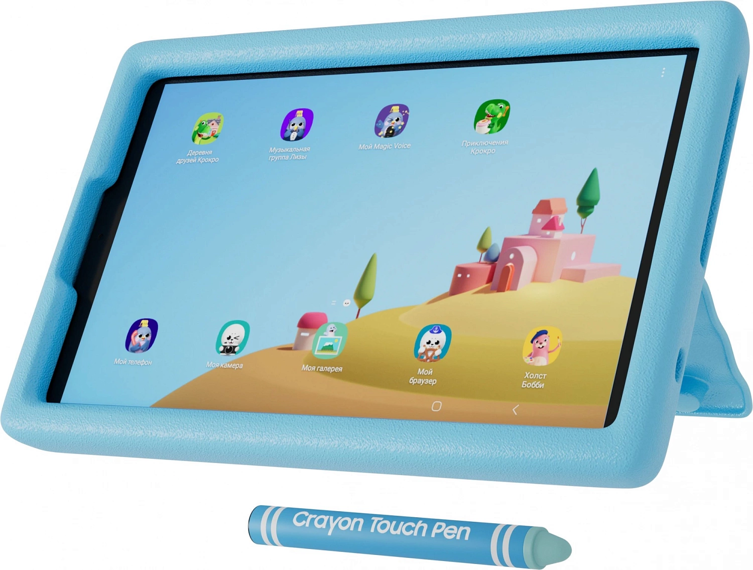 Планшет Samsung Galaxy Tab A9 Kids Edition G99 (2.2) 8C RAM4Gb ROM64Gb 8.7" LCD 1340x800 Android 13 серый 8Mpix 2Mpix BT WiFi microSD 1Tb 5100mAh 7hr