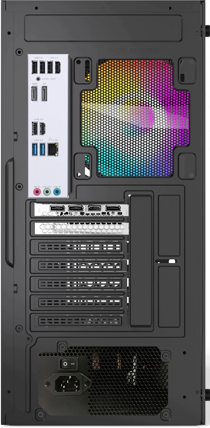 ПК Teclast G01 i7 13700KF (3.4) 32Gb SSD1Tb RTX4070 12Gb Windows 11 Professional GbitEth 750W черный (G01 13700KF32G1T4070KRU)