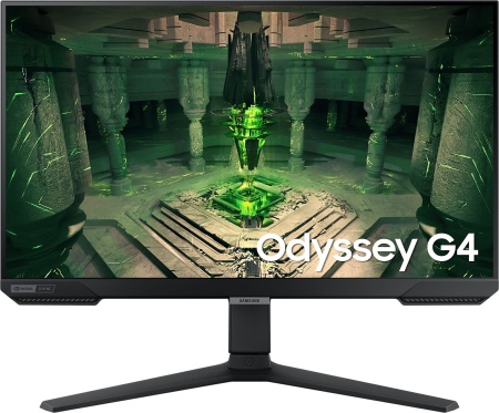 Монитор Samsung 27" Odyssey G4 S27BG400EI черный IPS LED 16:9 HDMI полуматовая HAS Piv 400cd 178гр/178гр 1920x1080 240Hz G-Sync FreeSync Premium DP FHD 5.3кг