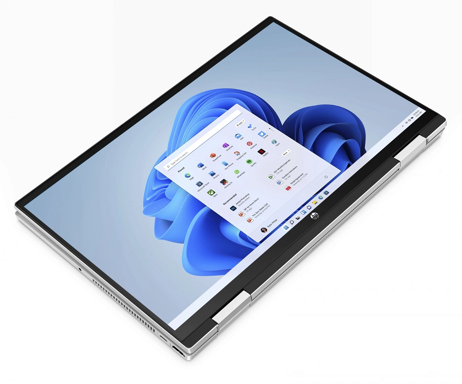 Ноутбук HP Pavilion x360 15-er1014ci Core i5 1235U 16Gb SSD512Gb Intel Iris Xe graphics 15.6" IPS Touch FHD (1920x1080) Windows 11 Home silver WiFi BT Cam (78W15EA)