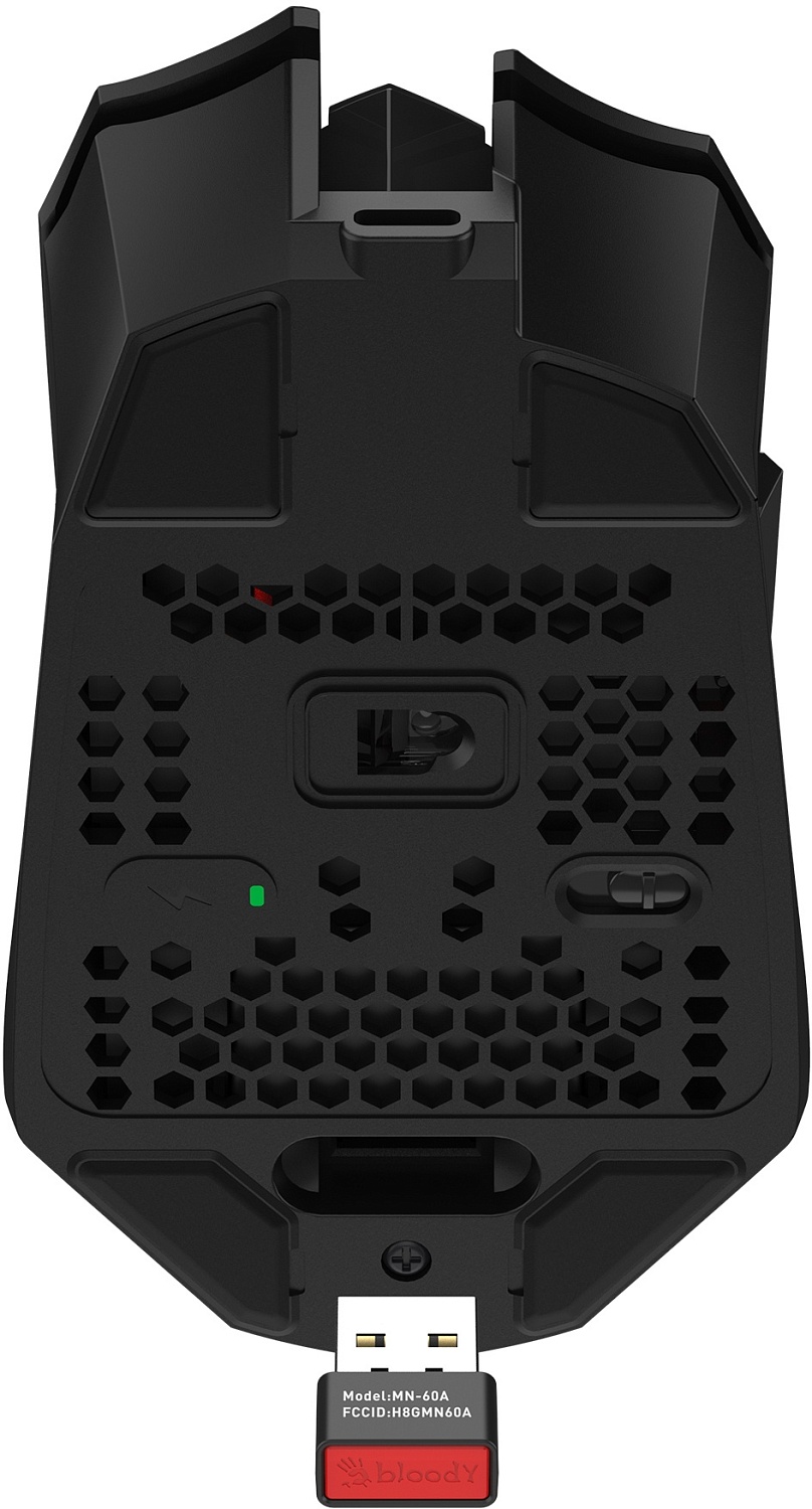 Мышь A4Tech Bloody R36 Ultra черный оптическая (12000dpi) беспроводная USB (7but) Мышь A4Tech Bloody R36 Ultra черный оптическая (12000dpi) беспроводная USB (7but)