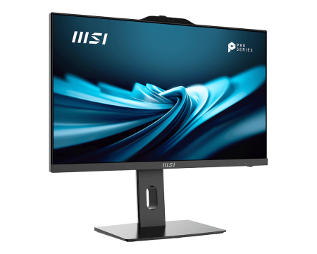 Моноблок MSI Pro AP242P 12M AiO 23,8" FHD (1920x1080)IPS AG Non-touch, Core i5-12400 (2.5GHz), 16Gb DDR4 (2x8Gb), 512GB SSD, Intel UHD,WiFi,BT,camera,WirelessKB&mouse Eng/Rus,noOS,1y w-ty,Black
