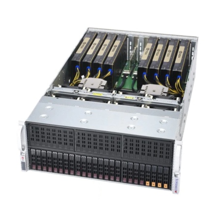 AS-4124GS-TNR 2xSP3, TDP up to 208W, 32xDDR4, 24x2.5" Hot-swap, SATA3 (6Gbps), 9xPCI-E 4.0 x16, 2x1GbE LAN, 1xRJ45 IPMI, 2xUSB 3.0, 1xVGA, 1 COM, 2x2000W (404070)