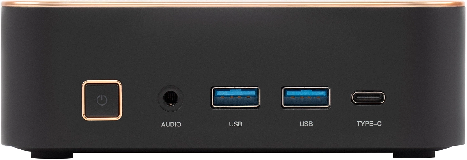 Неттоп IRU Tactio 525 Ryzen 5 6600H (3.3) 16Gb SSD512Gb 660M Windows 11 Pro GbitEth WiFi BT черный (2057781)