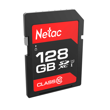 Носитель информации Netac P600 128GB SDXC U1/C10 up to 80MB/s, retail pack