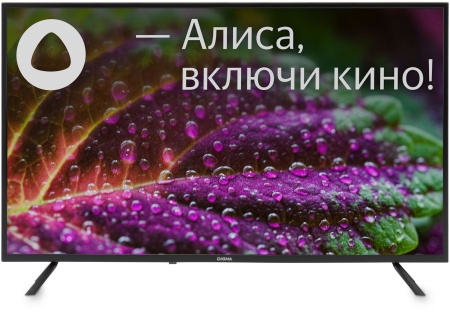 Телевизор LED Digma 43" DM-LED43SBB31 Яндекс.ТВ черный FULL HD 60Hz DVB-T DVB-T2 DVB-C DVB-S DVB-S2 USB WiFi Smart TV