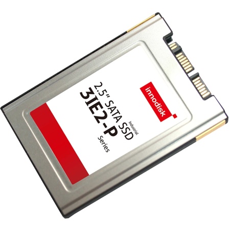 2.5" 256GB Innodisk 3IE2-P Industrial SSD (DHS25-B56D81BW1QC) SATA 6Gb/s, 530/450, MTBF 3M, SLC, -40°C ~ +85°C, 7mm, Bulk