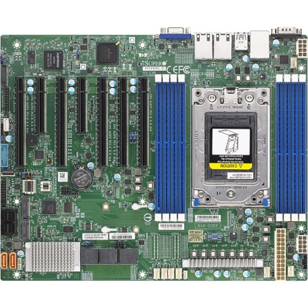 Материнская плата SuperMicro MBD-H12SSL-C Single AMD EPYC™ 7003/7002 Series Processor (7003 Series Processor drop-in support requires BIOS version 2.0 or newer),2TB Registered ECC DDR4 3200MHz SDRAM in 8 DIMMs,2 Gigabit Ethernet LAN Ports (423347) {10}