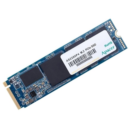 Твердотельный накопитель Apacer SSD AS2280P4U PRO 1TB M.2 2280 PCIe Gen3x4, R3500/W3000 Mb/s, MTBF 1.8M, 3D NAND, NVMe, 760TBW, Retail, Heat Sink, 5 years (AP1TBAS2280P4UPRO-1)