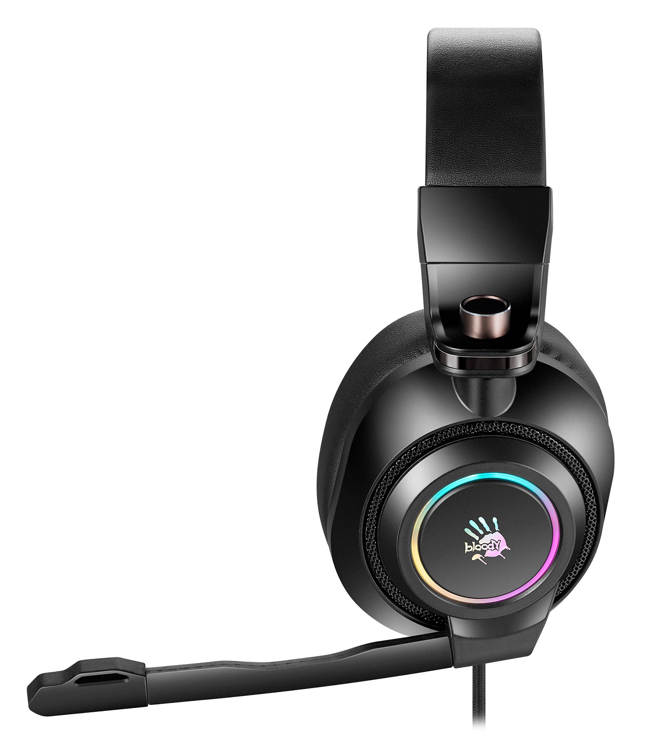 Наушники с микрофоном A4Tech Bloody G580 черный 2м мониторные USB оголовье (G580 USB /BLACK)