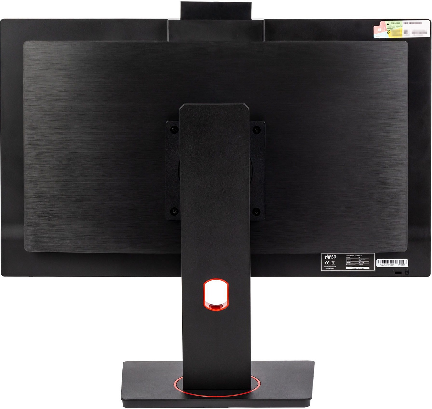 Моноблок Hiper V6 23.8" Full HD i5 11500 (2.7) 16Gb SSD512Gb UHDG 750 DVDRW CR Windows 10 Professional GbitEth WiFi BT 120W клавиатура мышь Cam черный 1920x1080