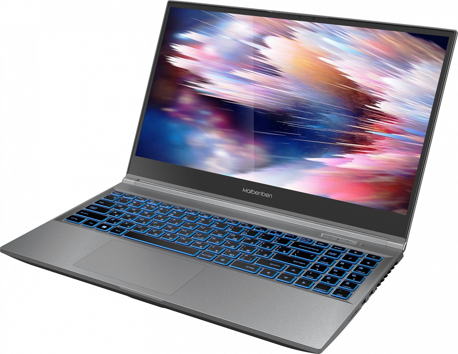 Ноутбук Maibenben X527 Core i7 12650H 16Gb SSD512Gb NVIDIA GeForce RTX4060 8Gb 15.6" IPS FHD (1920x1080) Windows 11 Home grey WiFi BT Cam 4100mAh (X527FSFNHGRE0)