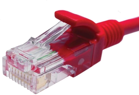 Патч-корд Suprlan 10-0152 UTP RJ-45 вил.-вилка RJ-45 кат.5E 1м красный LSZH 0.483AWG