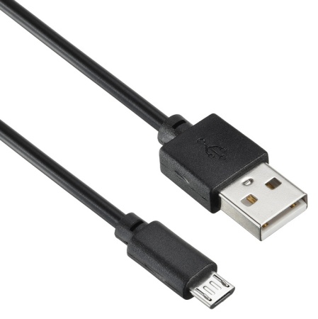 Кабель Digma MICROUSB-2M-BLK USB (m)-micro USB (m) 2м черный