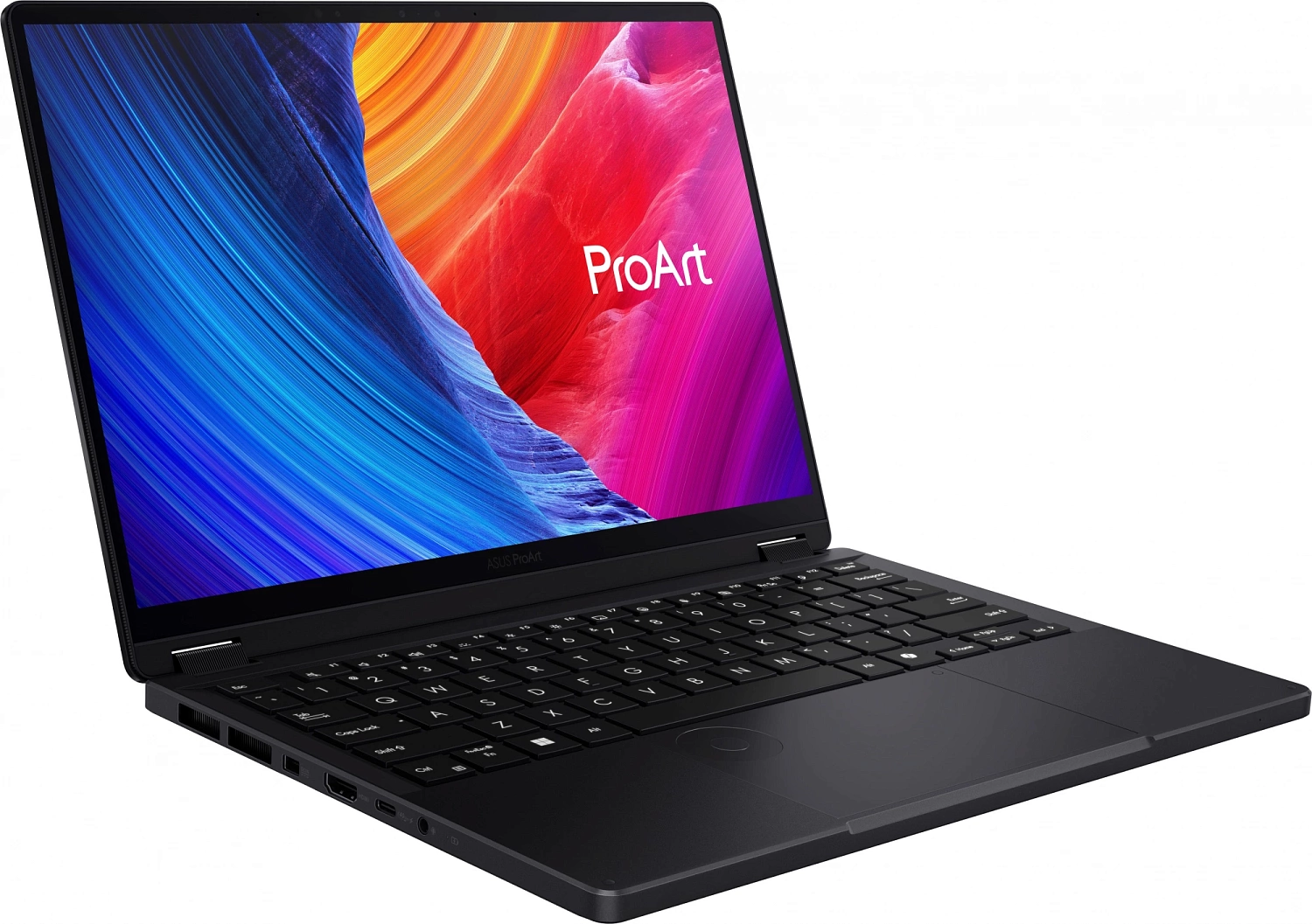 Ноутбук ASUS ProArt PX13 OLED HN7306WV-LX014X AMD RYZEN AI 9 HX 370(12C)  LPDDR5X 32GB 1TB PCIE G4 SSD  GeForce RTX4060 Laptop GPU ( 8GB GDDR6 ) 13.3" TOUCH 3К (2880 x 1800) OLED   60Hz WIN11 PRO  Nano Black