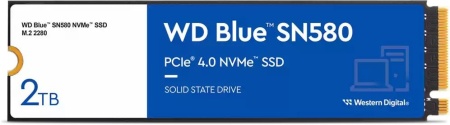 Твердотельный накопитель WD Blue SN580 NVMe 109532 WDS200T3B0E 88385