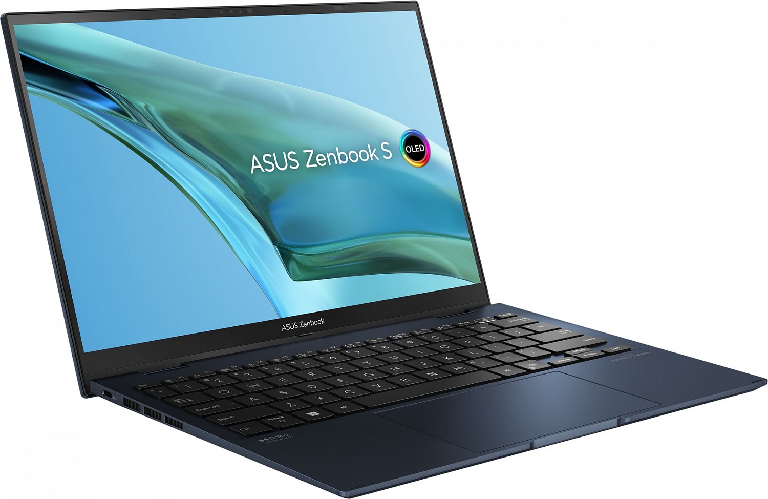 Ноутбук Asus ZenBook Flip S 13 OLED UP5302ZA-LX428W Core i7 1260P 16Gb SSD1Tb Intel Iris Xe graphics 13.3" OLED Touch 2.8K (2880x1800) Windows 11 Home blue WiFi BT Cam Bag (90NB0VV1-M00LA0)