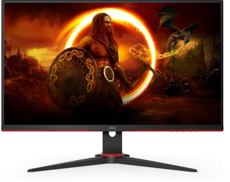 Монитор AOC 27" Gaming 27G2SAE черный/красный VA LED 1ms 16:9 HDMI M/M матовая 350cd 178гр/178гр 1920x1080 165Hz FreeSync Premium VGA DP FHD 4.63кг