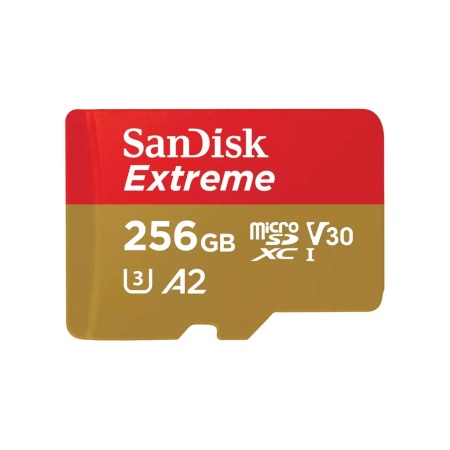 Карта памяти SanDisk Extreme microSD UHS I Card 256GB |SDSQXAV-256G-GN6MN|