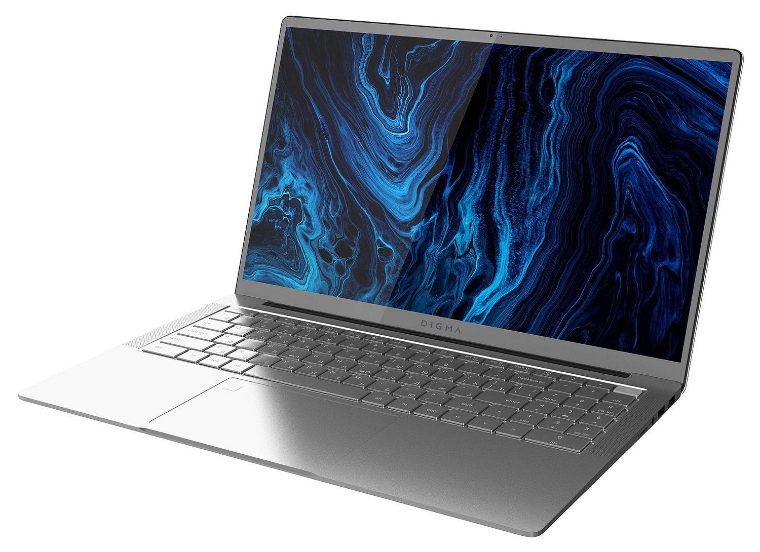 Ноутбук Digma Pro Sprint M Ryzen 5 3500U 16Gb SSD512Gb AMD Radeon Rx Vega 8 16.1" IPS FHD (1920x1080) Windows 11 Professional Multi Language 64 silver WiFi BT Cam 4700mAh (DN16R5-ADXW01)