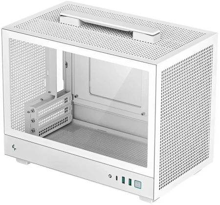 Корпус Deepcool CH160WH белый без БП miniITX 7x120mm 2x140mm 1xUSB3.0 audio bott PSU
