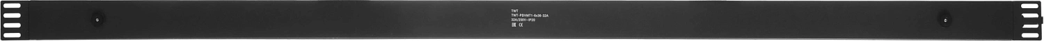 Блок распределения питания Lanmaster TWT-PDVMT1-6X36-32A верт.размещ. 6xC19 36xC13 с мониторингом 32A IEC 309 3м