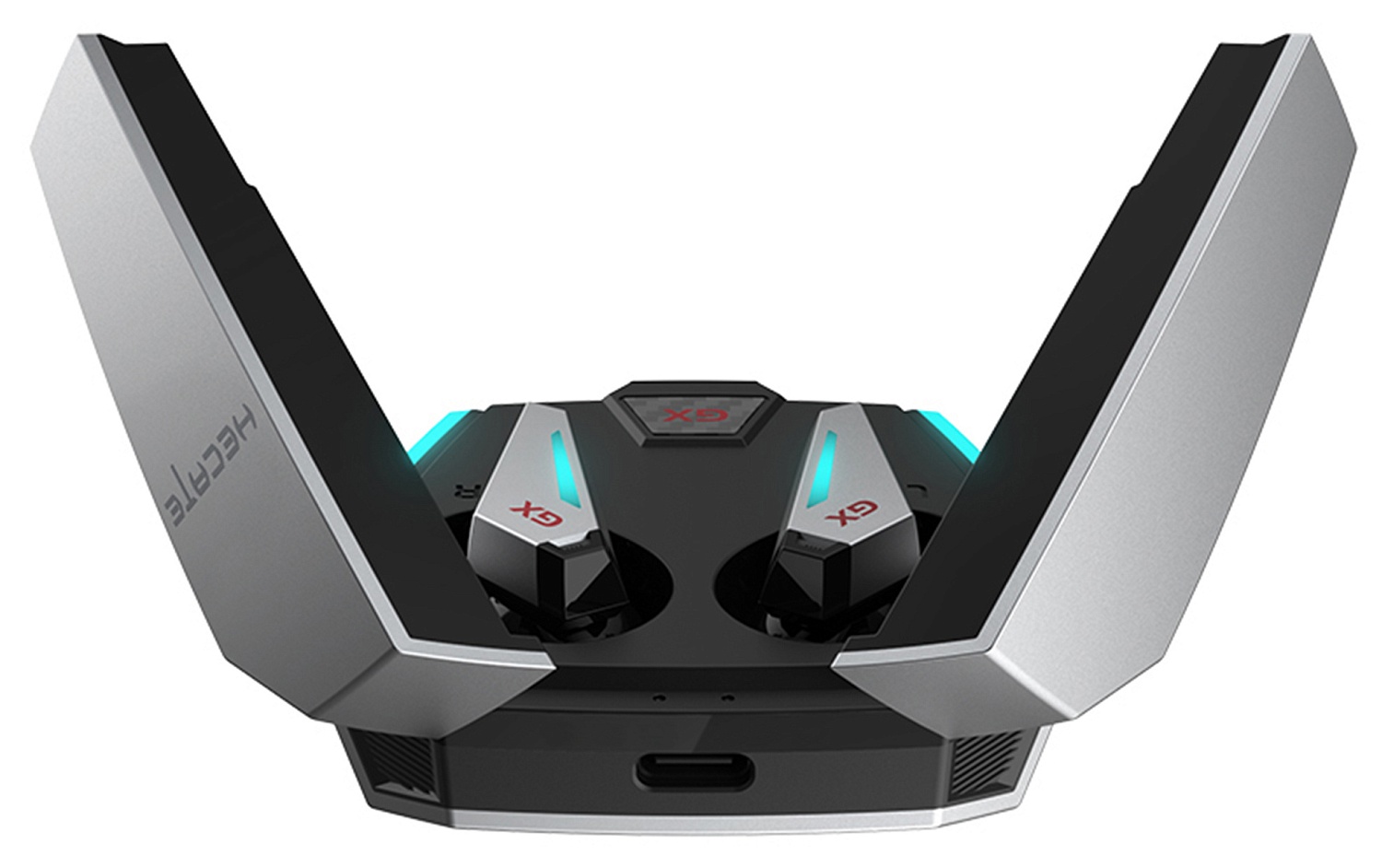 Наушники с микрофоном Edifier GX07 серый/черный вкладыши BT в ушной раковине