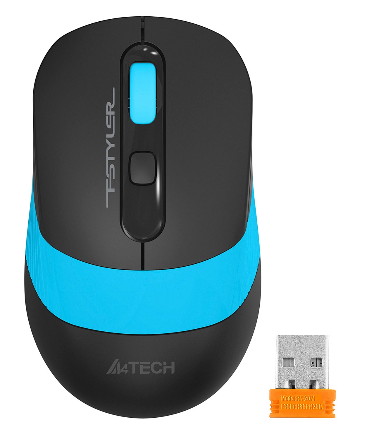 Мышь A4Tech Fstyler FG10S черный/синий оптическая (2000dpi) silent беспроводная USB для ноутбука (4but) Мышь A4Tech Fstyler FG10S черный/синий оптическая (2000dpi) silent беспроводная USB для ноутбука (4but)