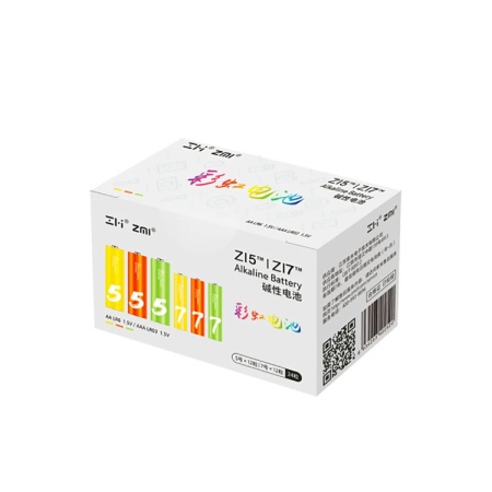 CUKTECH AA+AAA rainbow alkaline battery?12 AA+12 AAA?