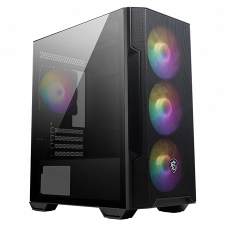 MAG FORGE M100R Mini-Tower, MATX, 1xUSB 3.0, 2xUSB 2.0, 4x120mm уц-2-21 Tempered Glass Window, Brown Box (932220)