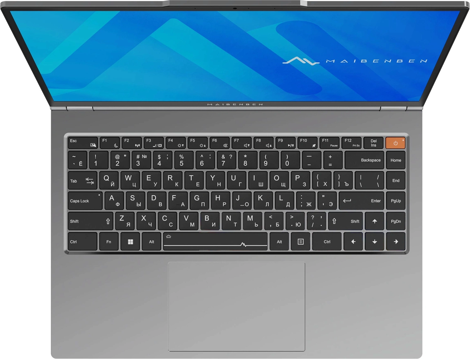 Ноутбук Maibenben P15B-R576UM Ryzen 5 7640HS 16Gb SSD512Gb AMD Radeon 15.3" IPS FHD+ (1920x1200) Windows 11 Home grey WiFi BT Cam (P15B-R576UMF1SHGRE0)