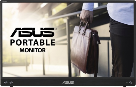 Монитор Asus 15.6" Portable MB16ACV темно-серый IPS LED 16:9 глянцевая 250cd 178гр/178гр 1920x1080 60Hz FHD USB 0.83кг