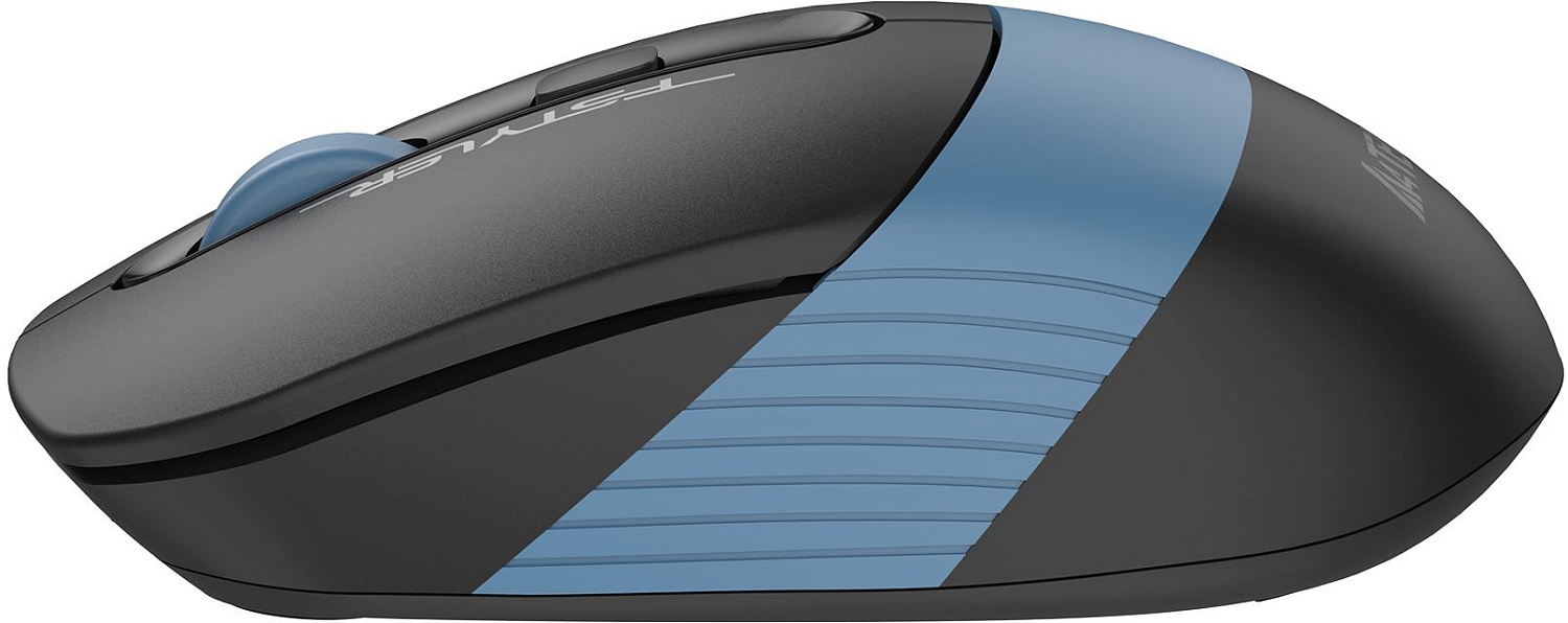 Мышь A4Tech Fstyler FG10CS Air черный/синий оптическая (2000dpi) silent беспроводная USB для ноутбука (4but) Мышь A4Tech Fstyler FG10CS Air черный/синий оптическая (2000dpi) silent беспроводная USB для ноутбука (4but)